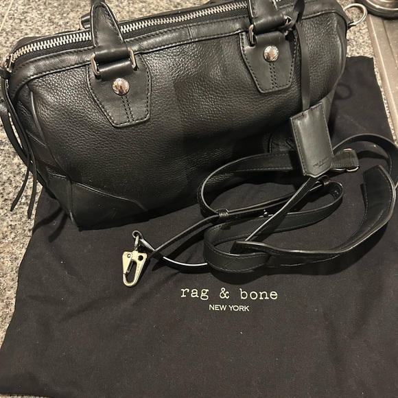 rag & bone Handbags - Rag & Bone Black Leather Satchel
